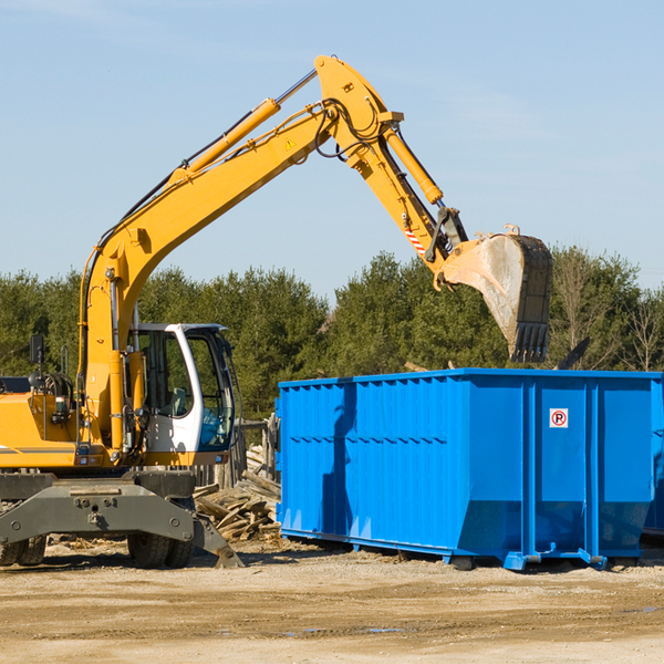 what size residential dumpster rentals are available in Big Lake WA